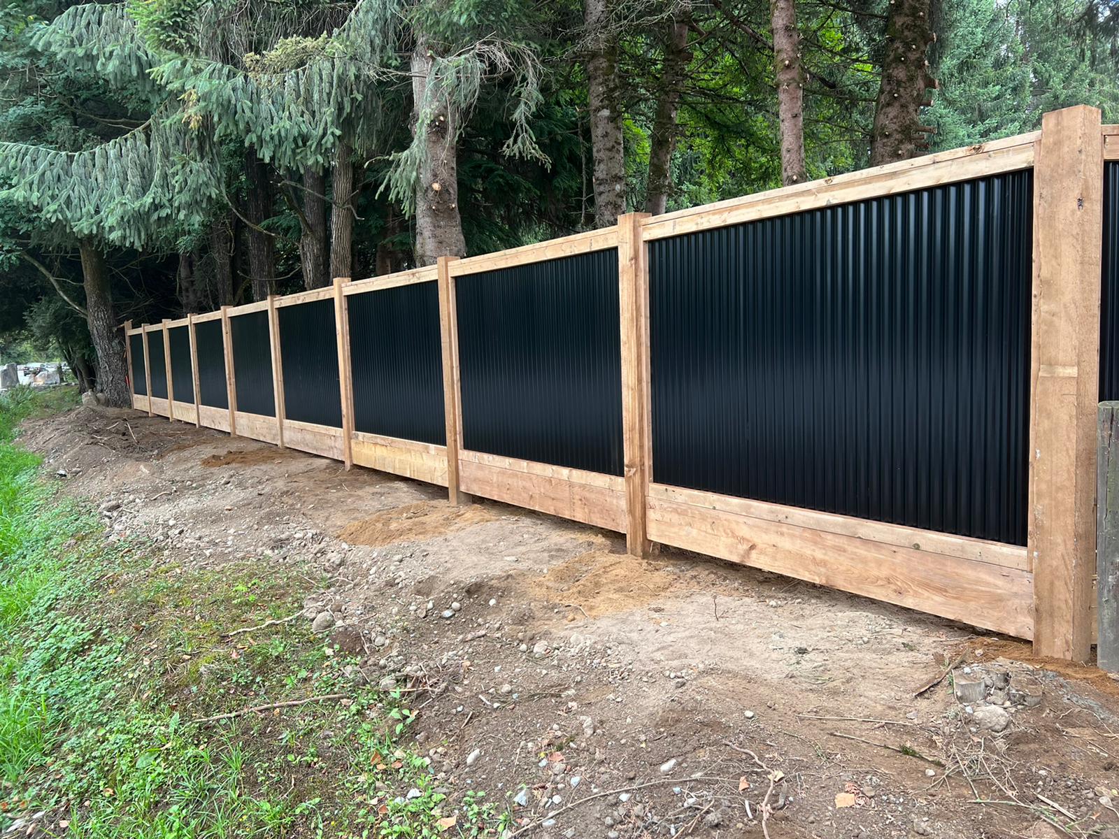 Corrugated Fence